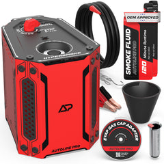 AutoLine Pro HyperSmoke front view showing compact design and connectors for fast setup