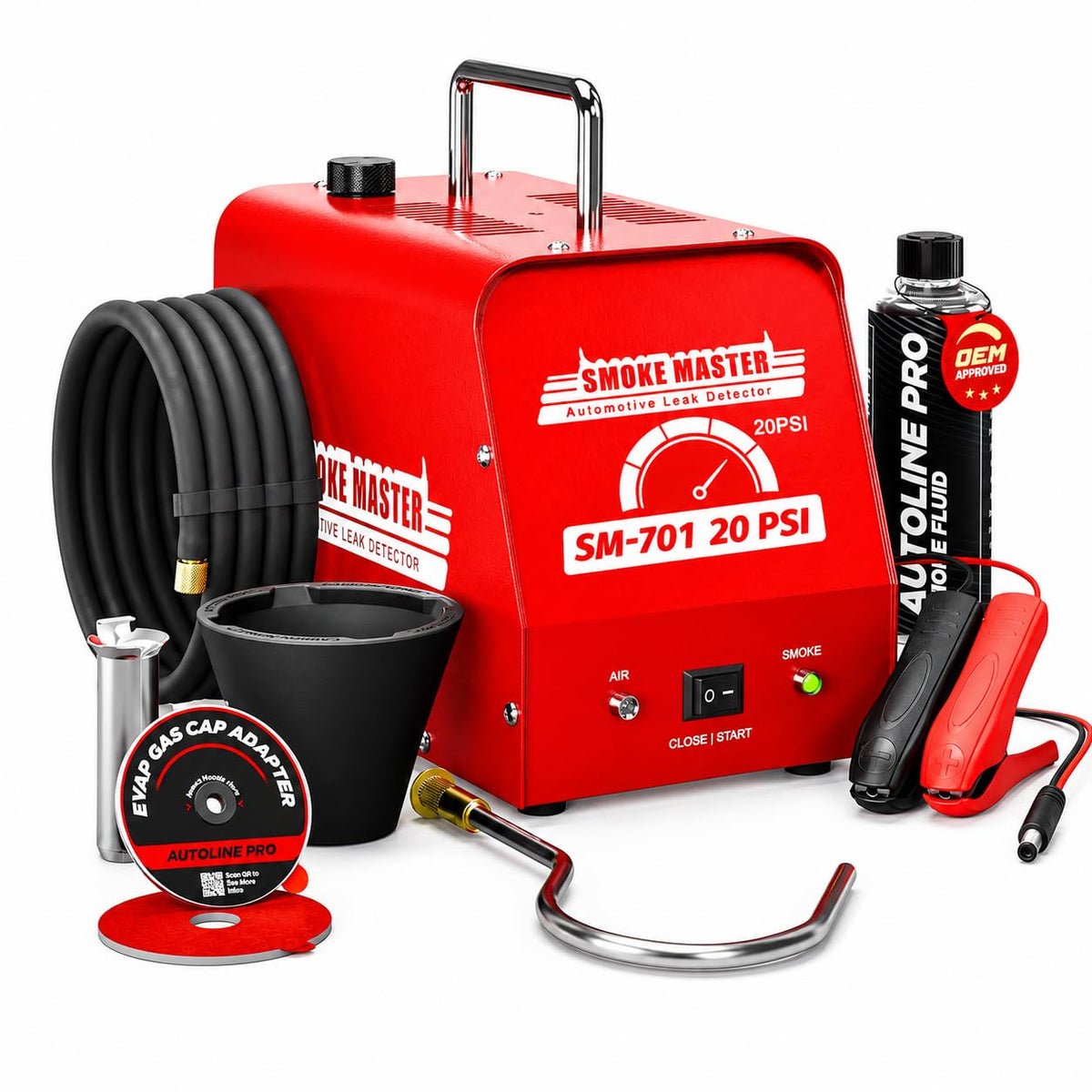 AutoLine Pro SM701 front view showing controls and durable housing for reliability