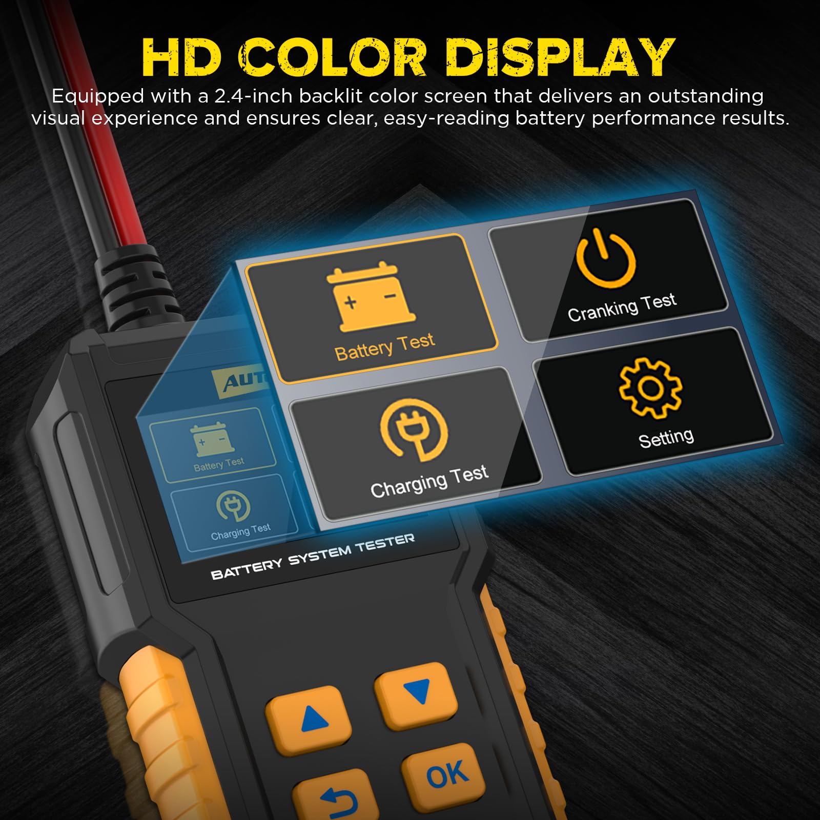 AUTOOL BT360 in user hand showing compact, pocket-friendly size