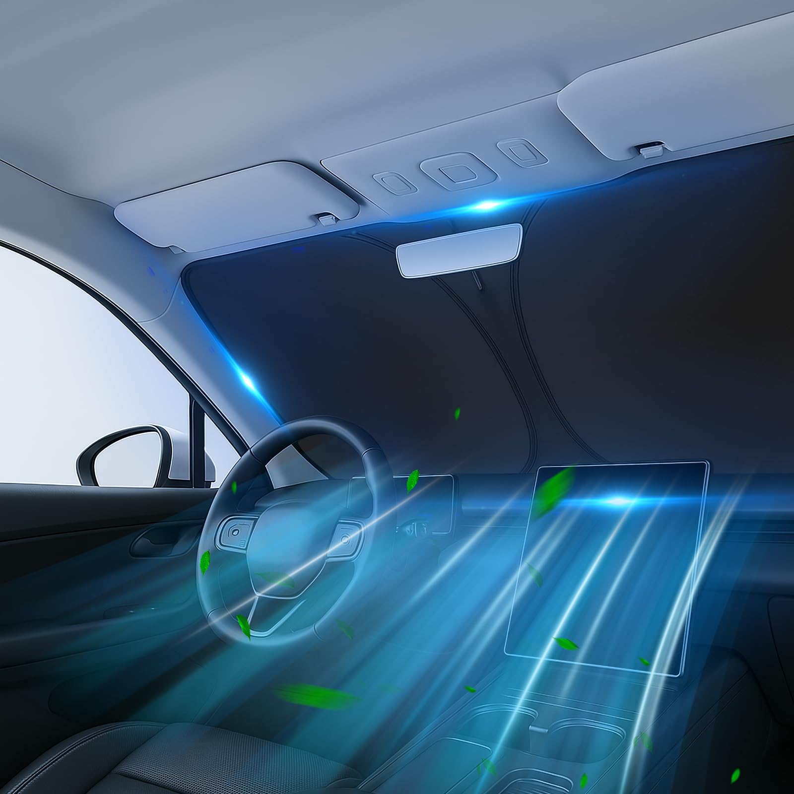 Autopect installed inside Ford Explorer demonstrating instant heat reduction and glare control