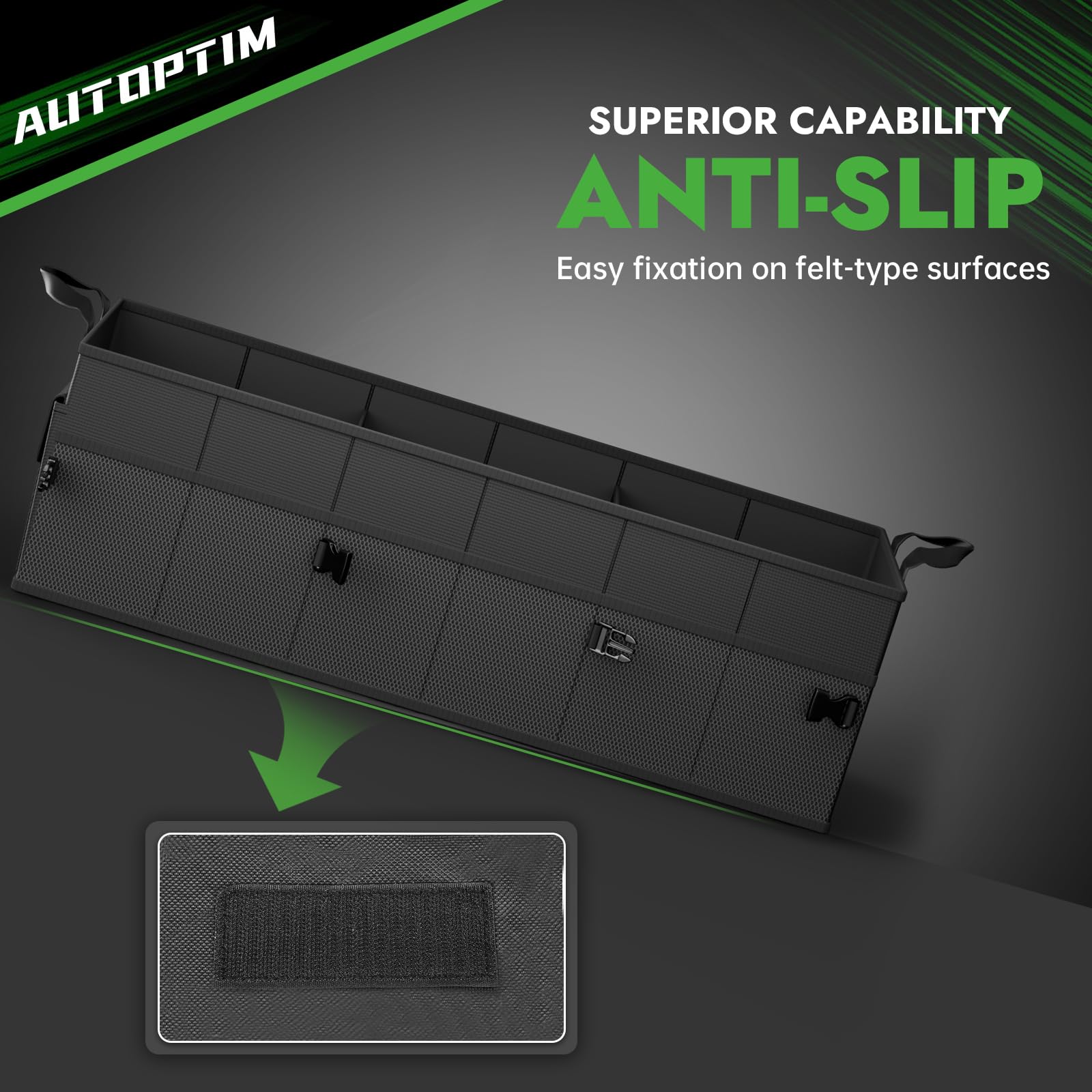 AUTOPTIM close-up of 600D Oxford fabric showing durable construction and wear resistance