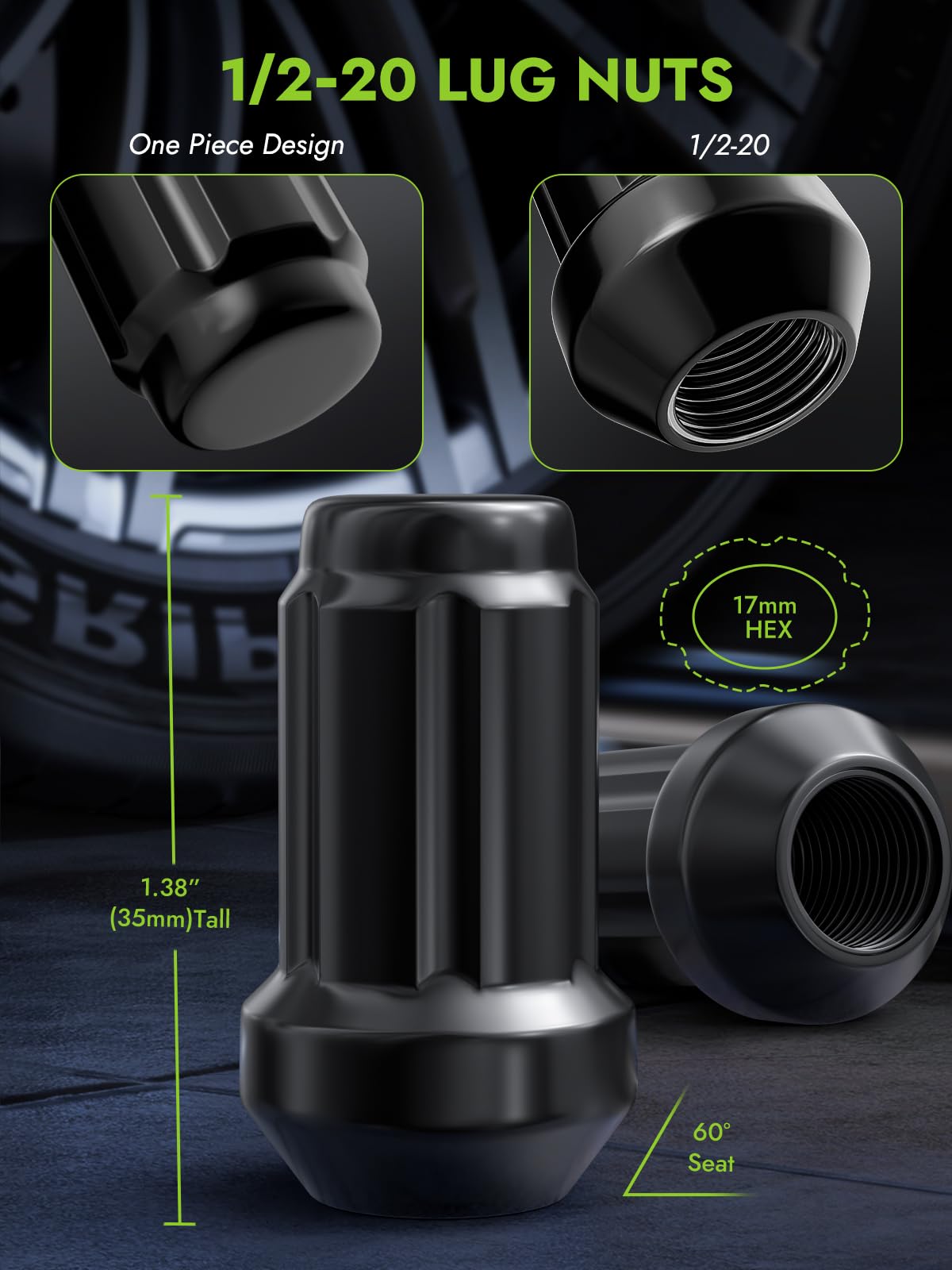 AUTOPTIM close-up of 1/2-20 thread and 60° seat demonstrating precise fit