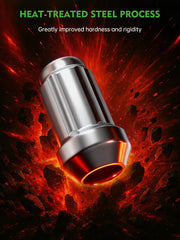 AUTOPTIM side profile of closed-end nut showing sealed threads and corrosion protection