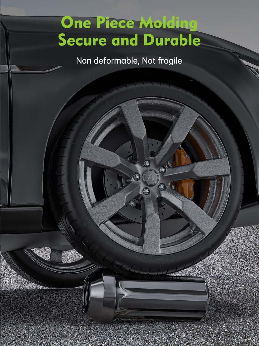 AUTOPTIM socket beside a lug nut illustrating included tool and correct hex size for fast installation