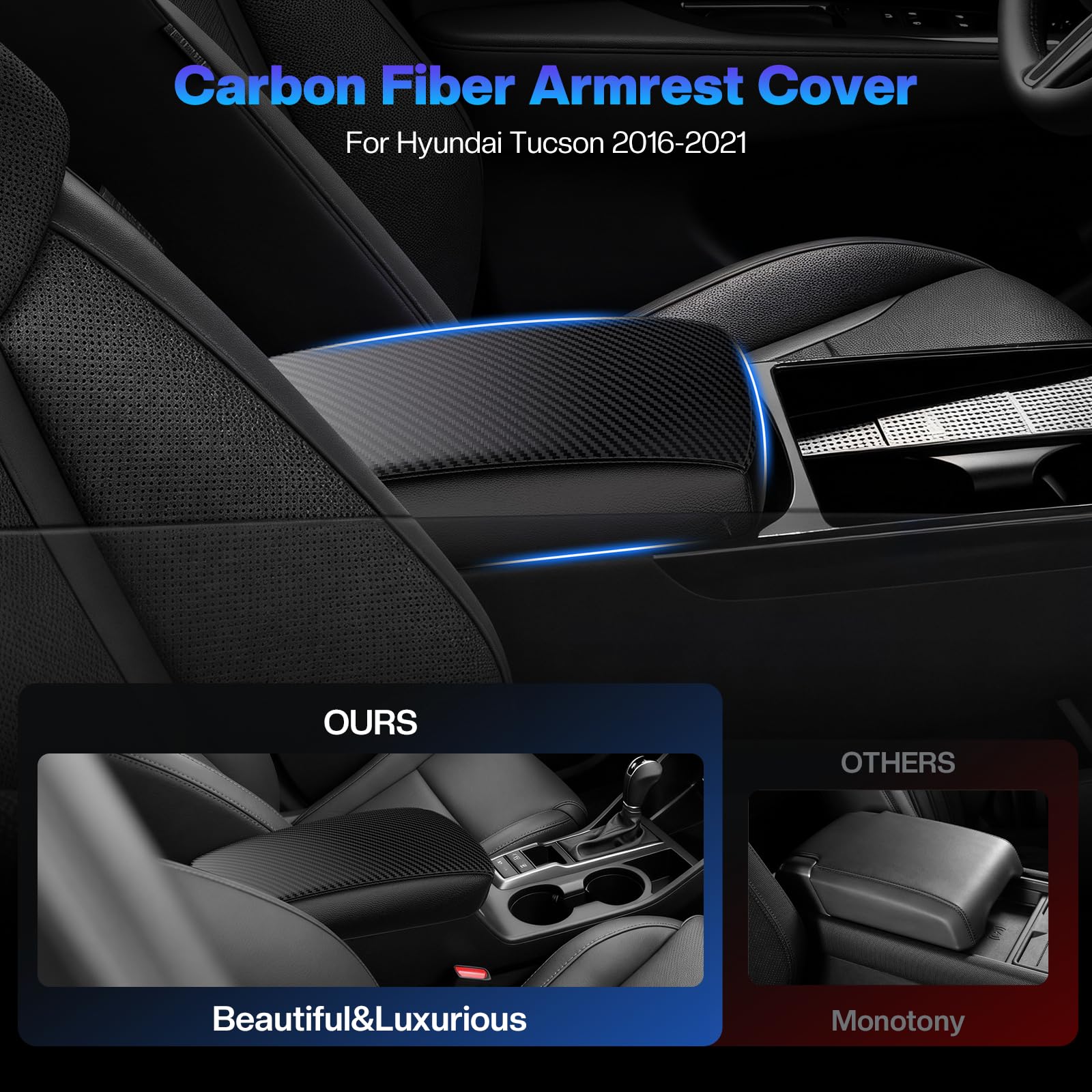 Autorder close-up of carbon fiber texture highlighting sporty look