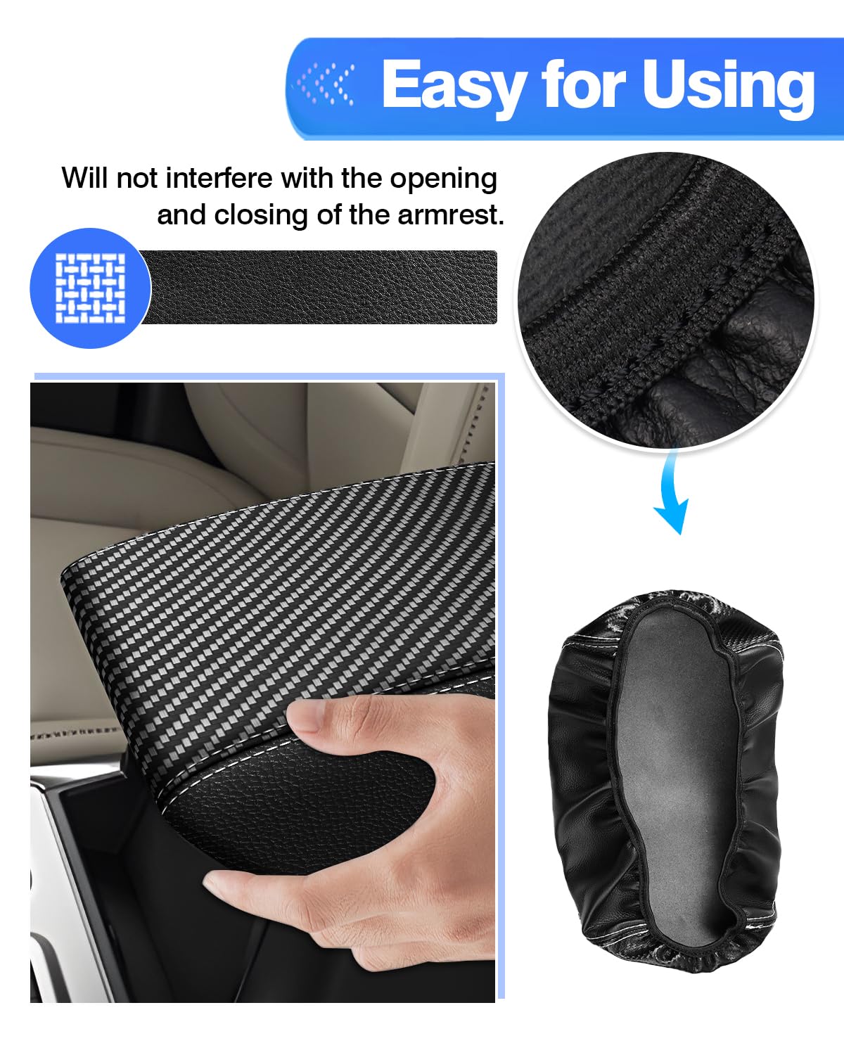 Autorder detail of stitching and material proving durability benefit