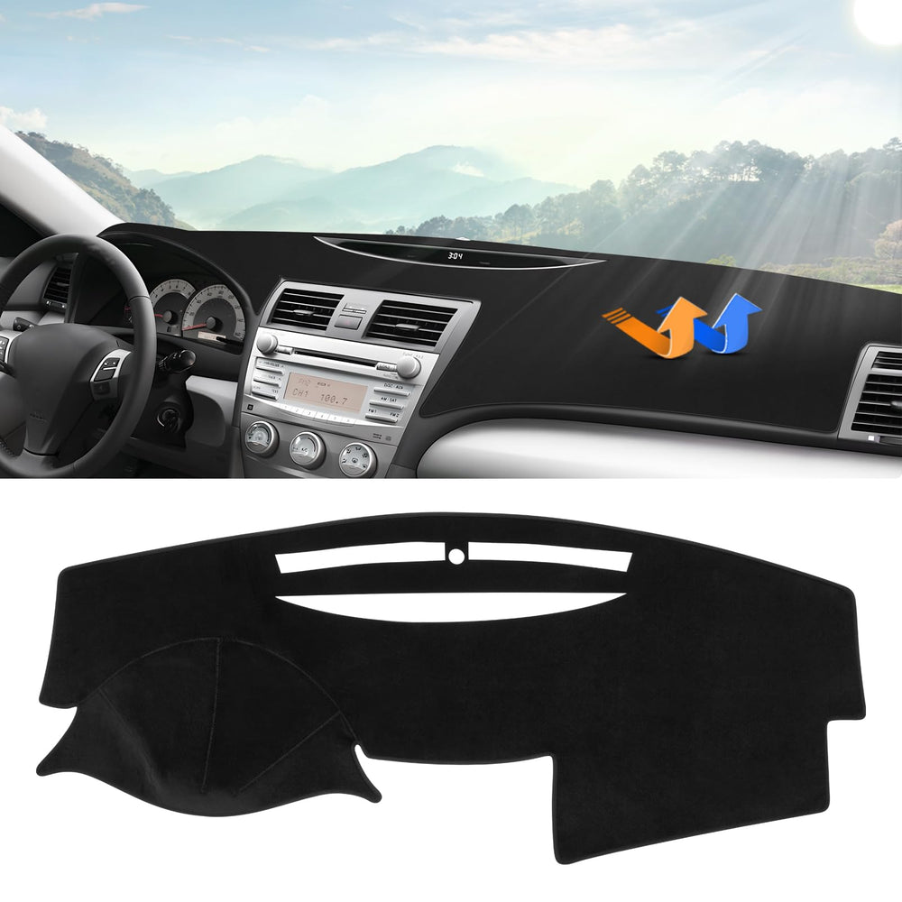 Autorder front view installed on Camry dash reduces glare