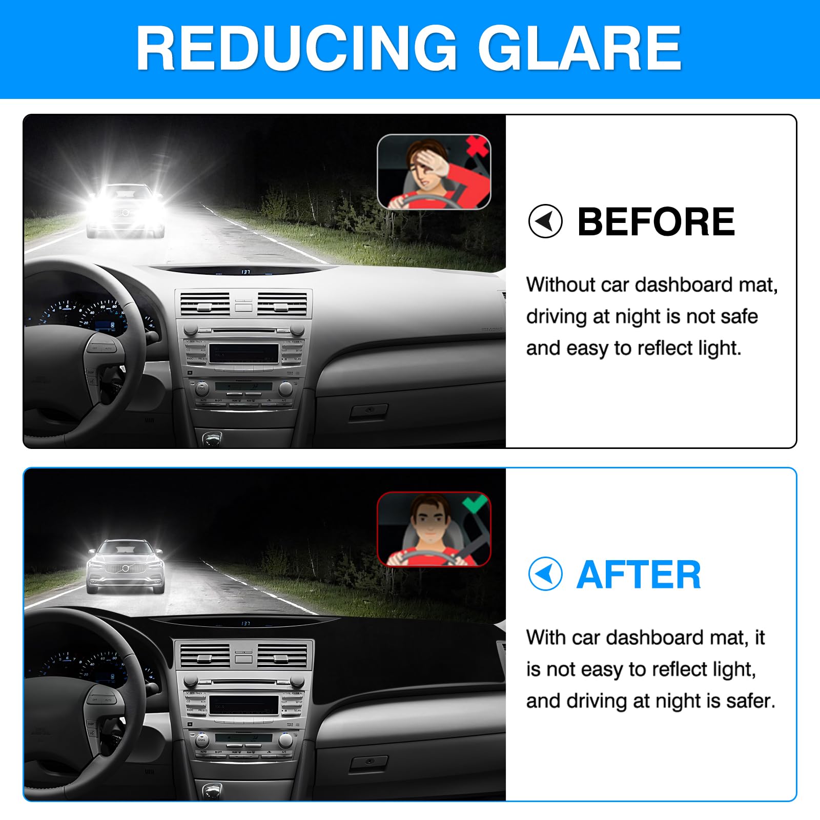 Autorder installed in car lifestyle keeps dashboard cooler and comfortable