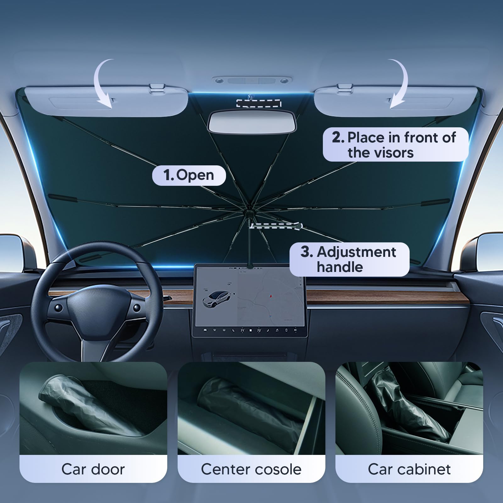 Autorder label and material tag showing upgraded ice crystal coating benefit