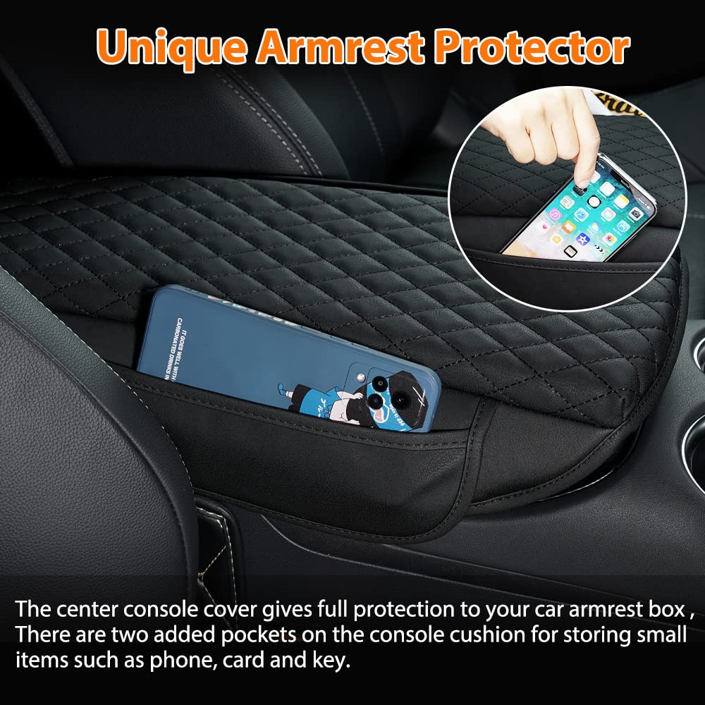 Autorder side pocket detail showing quick-access storage benefit