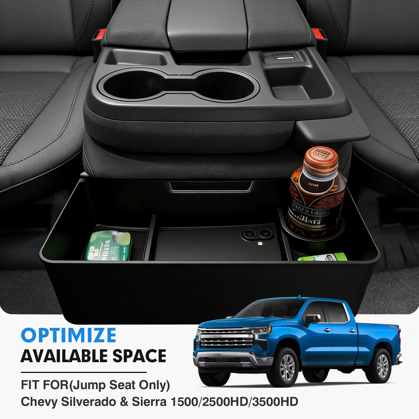 Autorder top down showing organized compartments and easy access benefit