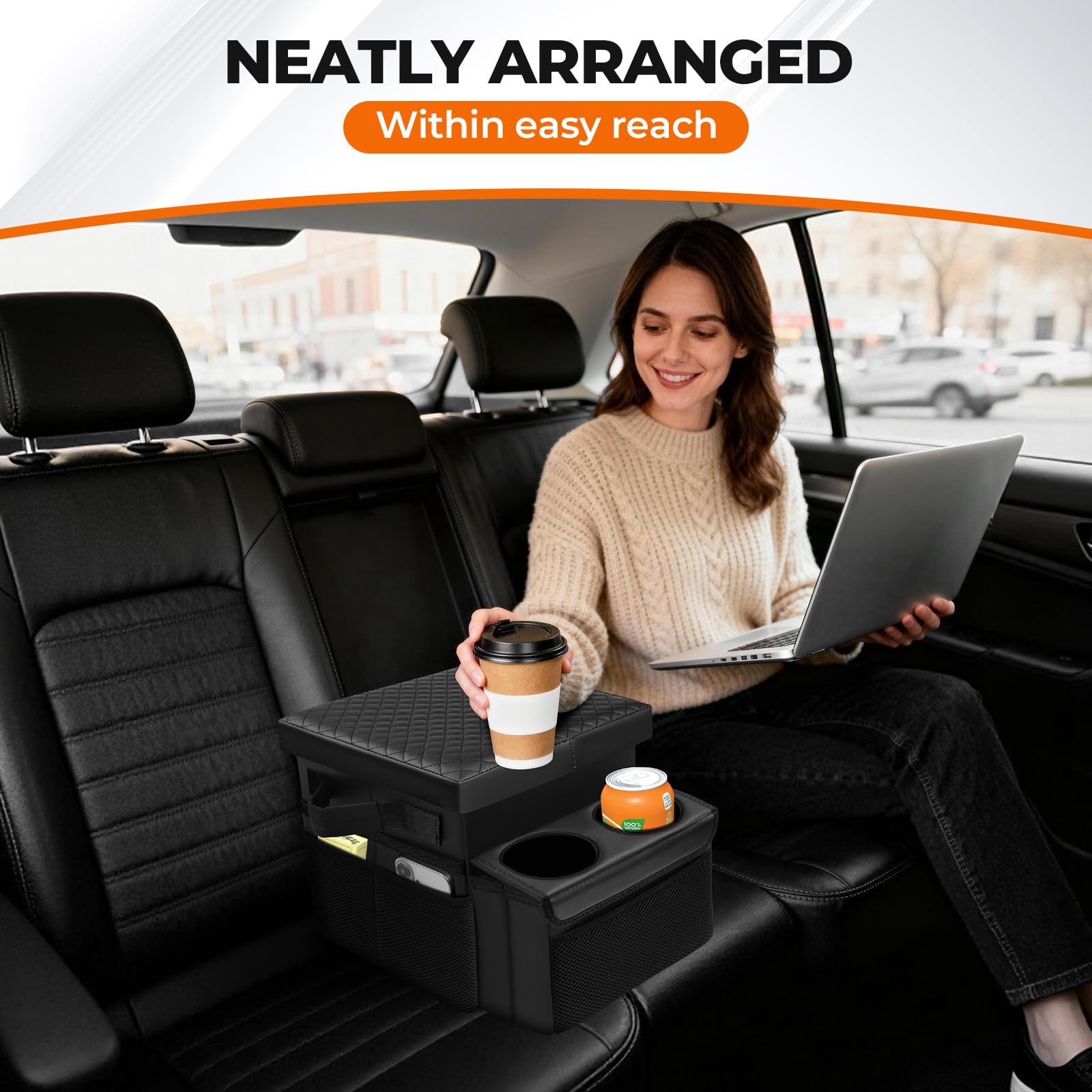 Autorder top-open view exposing 21QT main compartment and organized contents benefit