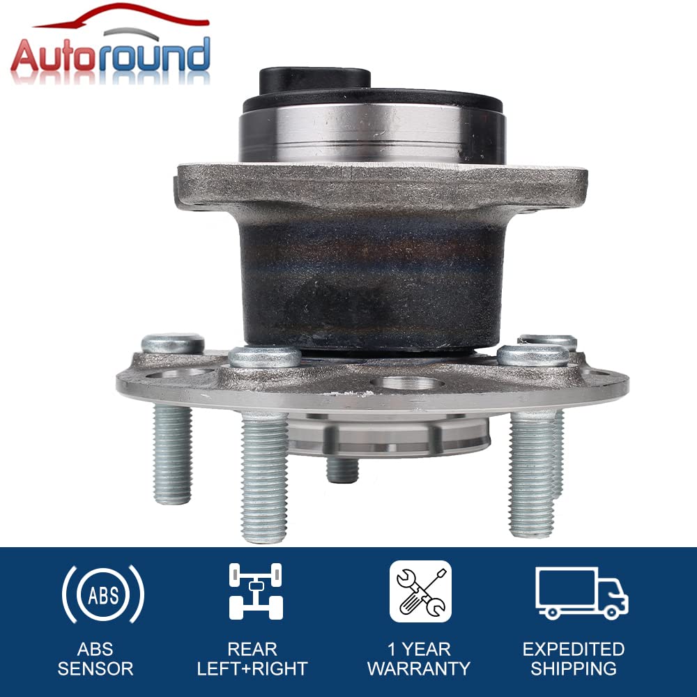 Autoround closeup of flange and bolt pattern ensuring correct wheel alignment