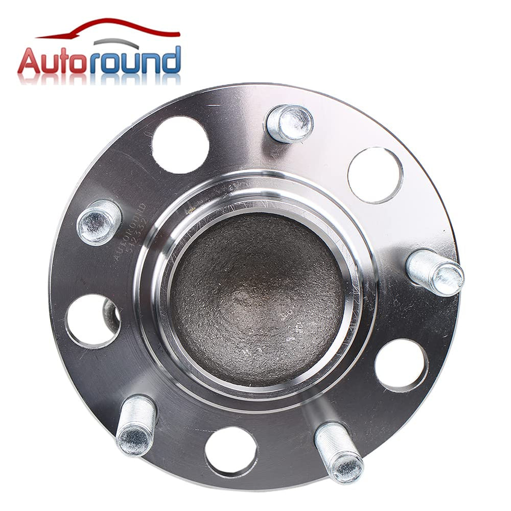 Autoround hub installed on vehicle rear wheel demonstrating direct-fit replacement