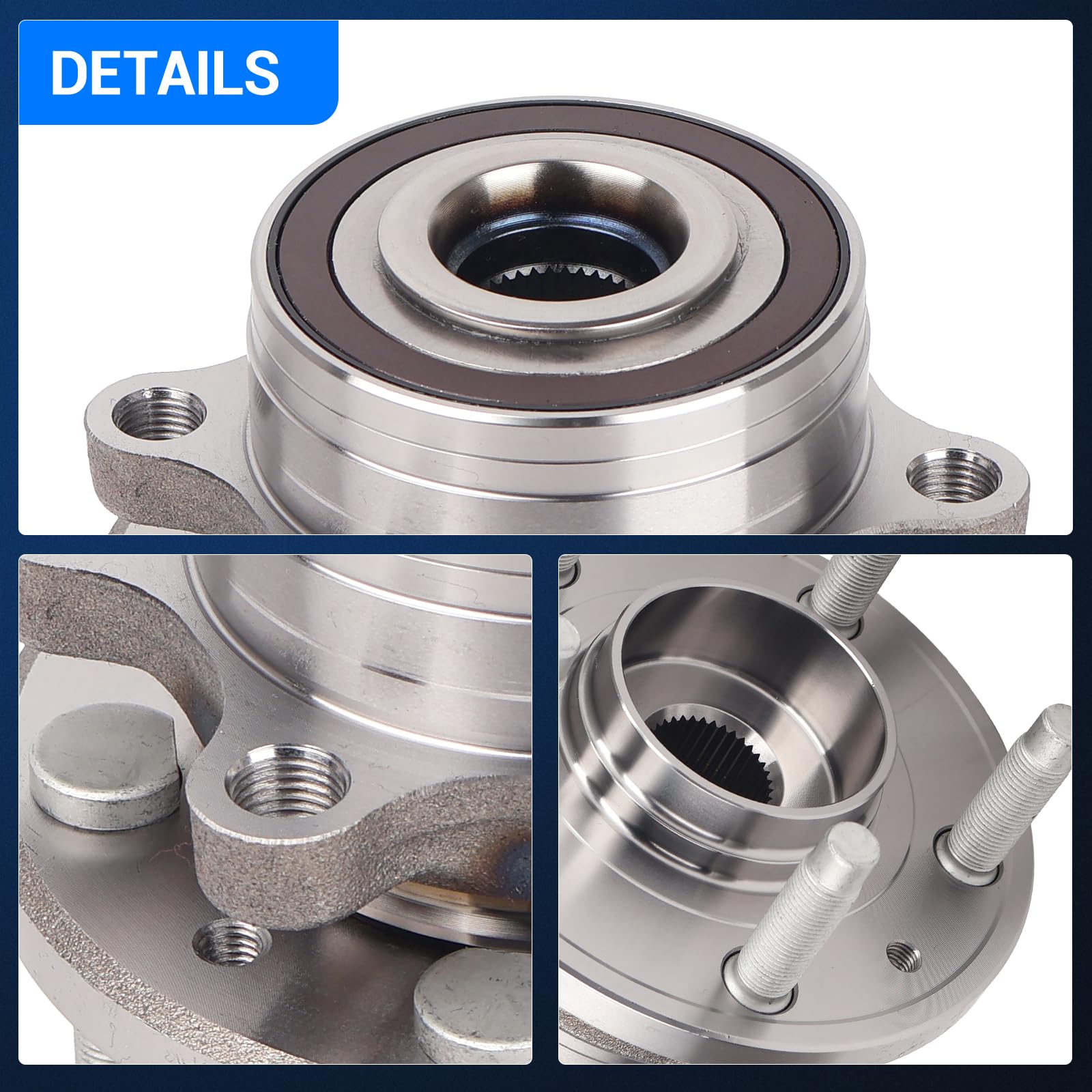 Autoround 512460 installed in vehicle rear showing compatibility with Explorer rear hubs