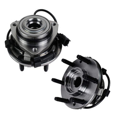 Autoround front hub assembly packaging showing two hubs and benefits of OEM fit