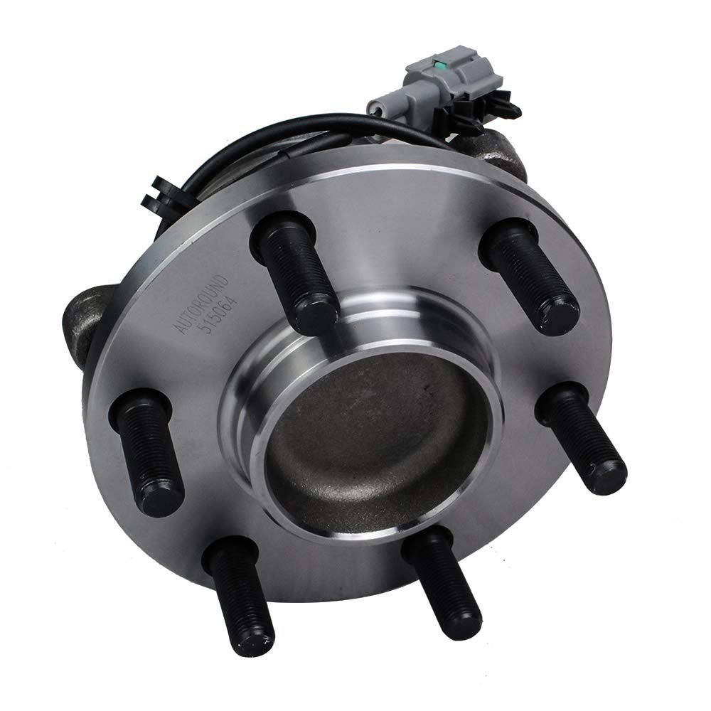 Autoround hub installed on vehicle front axle demonstrating direct-fit replacement