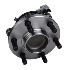 Autoround hub installed on vehicle front axle demonstrating direct-fit replacement