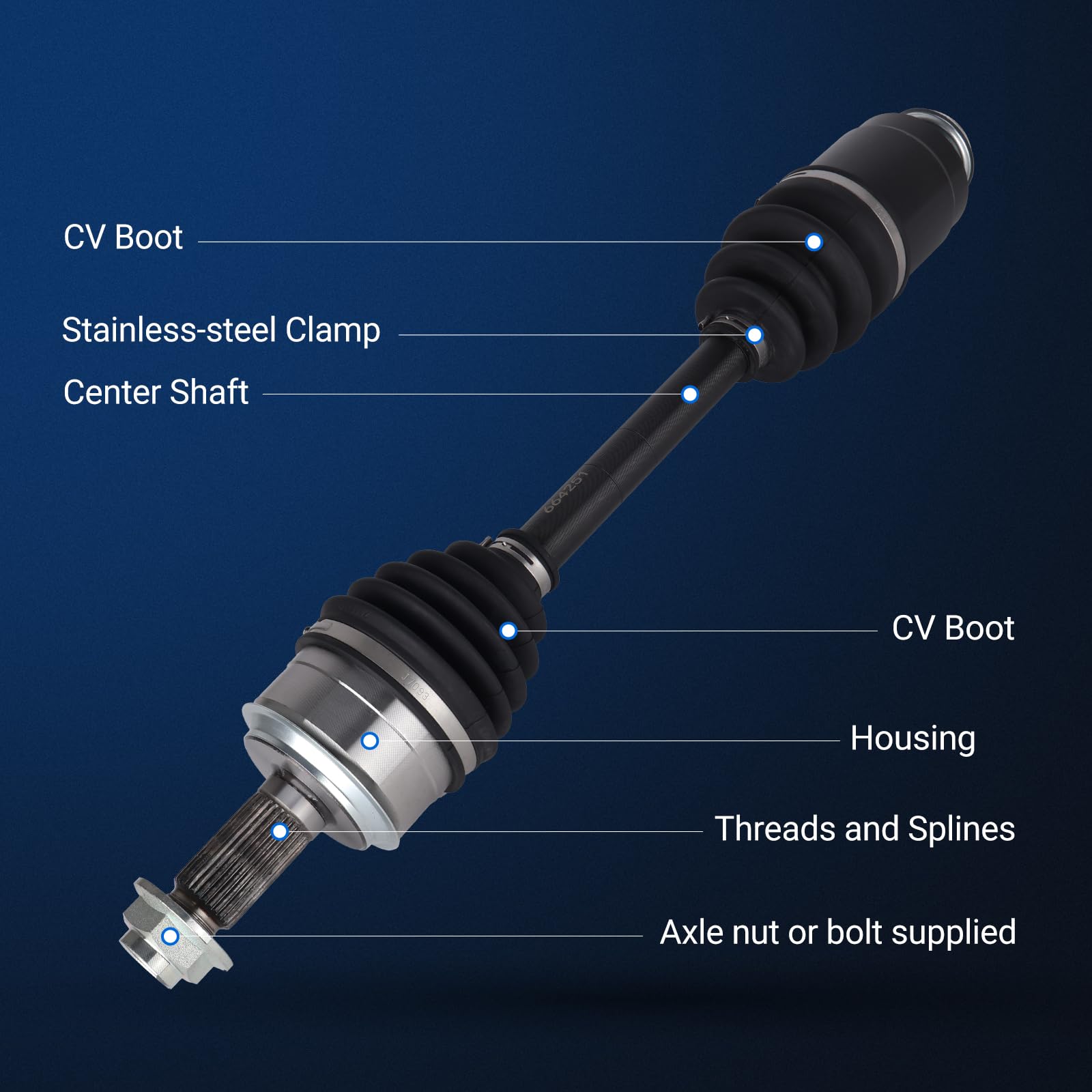 Autoround inner joint close-up showing precision machining for transmission engagement