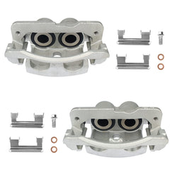 Autoround caliper front view showing bolt holes and machining for accurate fit