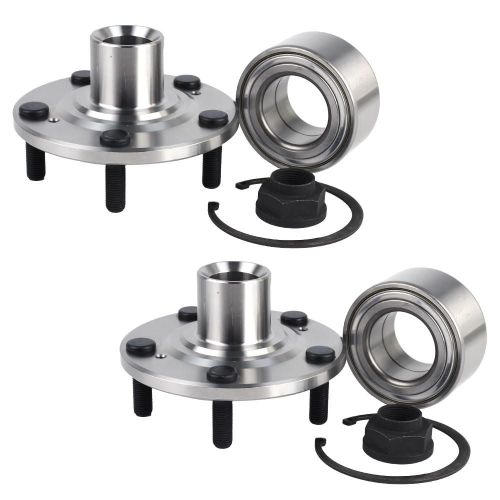 Autoround front hub assembly front view showing robust construction and direct-fit benefit