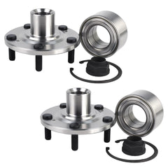 Autoround front hub assembly front view showing robust construction and direct-fit benefit