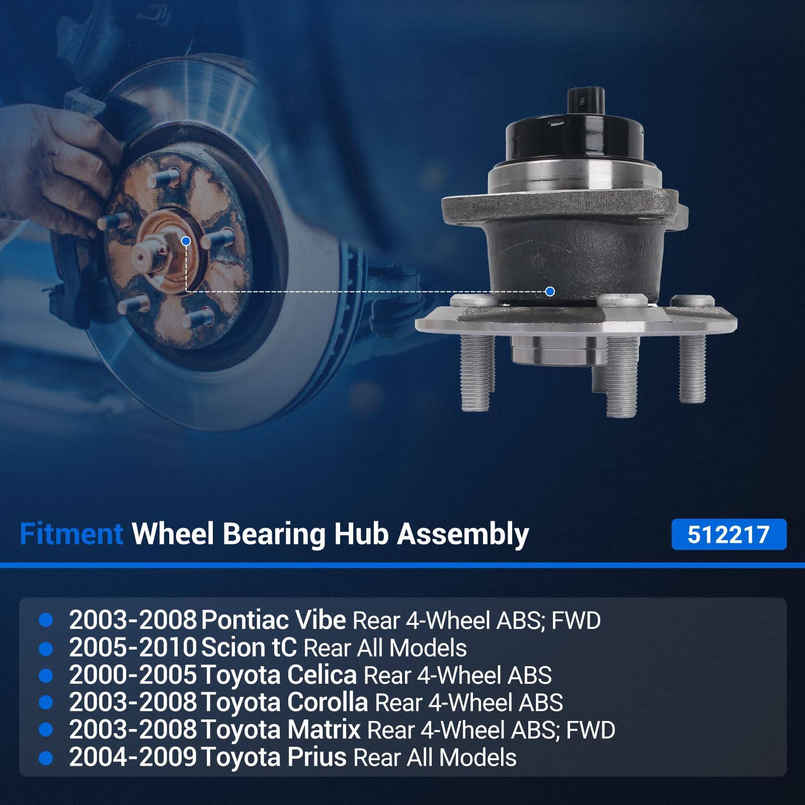 Autoround close-up of flange showing smooth surface for reliable wheel seating