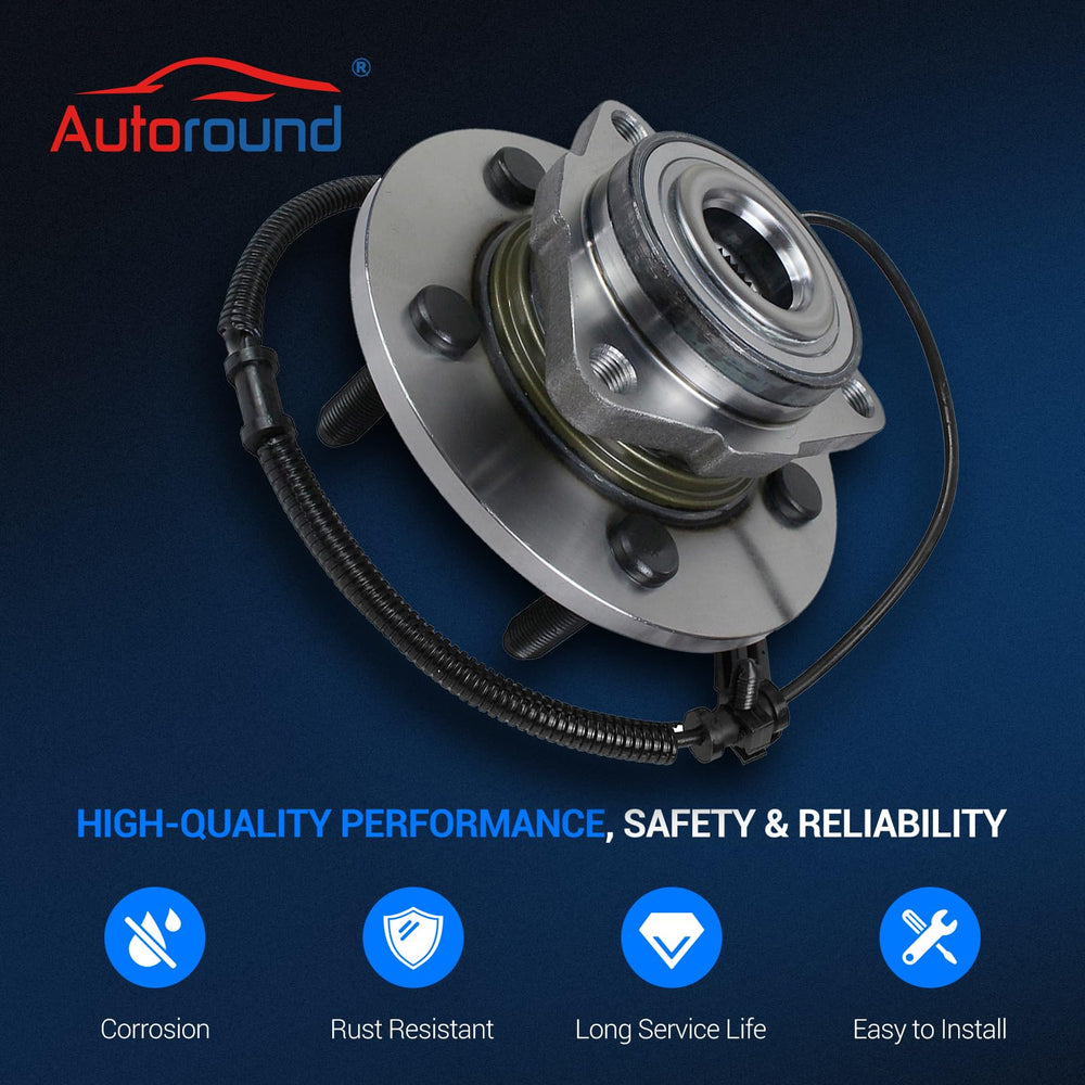 Autoround hub label and stamped part number for correct replacement