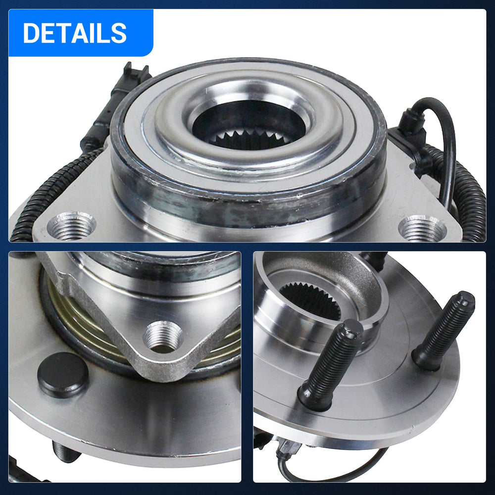 Autoround machined hub surface detail indicating precise tolerances
