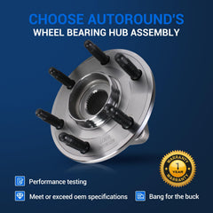 Autoround hub installed on vehicle front showing restored wheel fitment