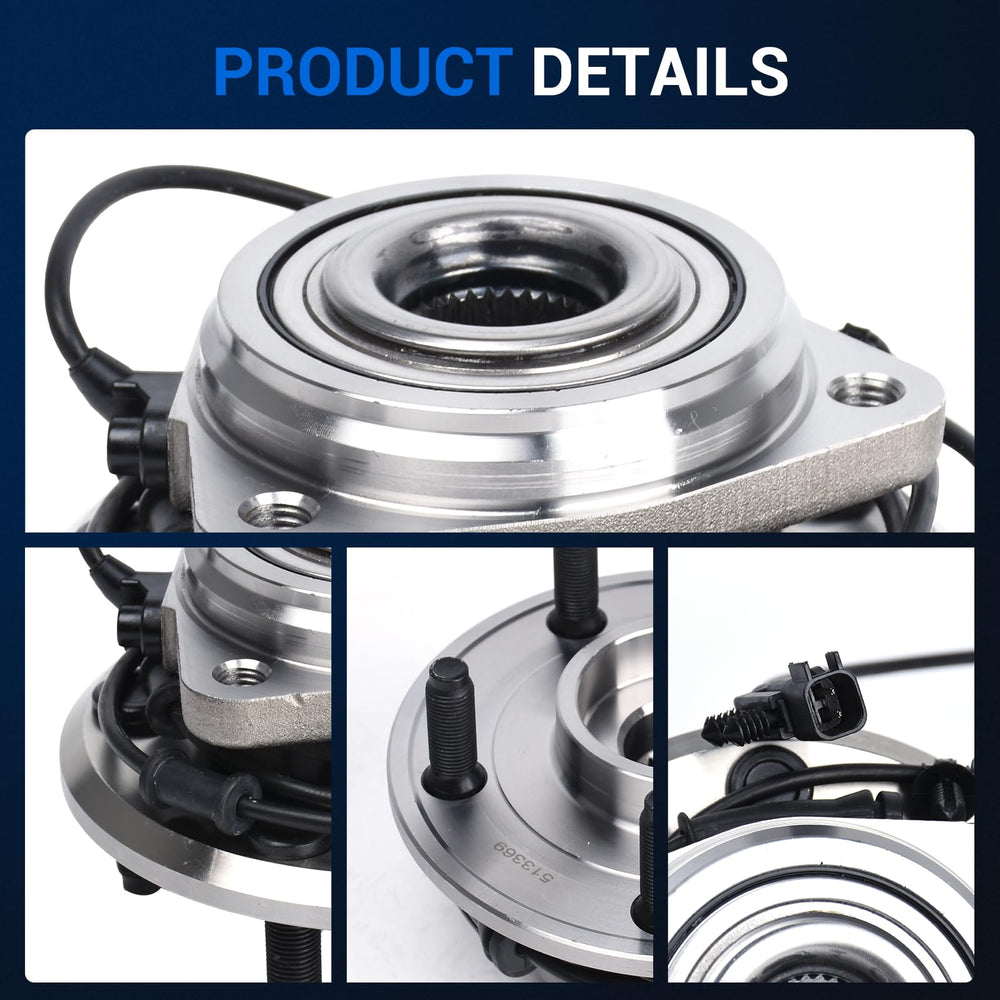 Autoround hub installed on Jeep Wrangler front assembly benefit: restores wheel alignment