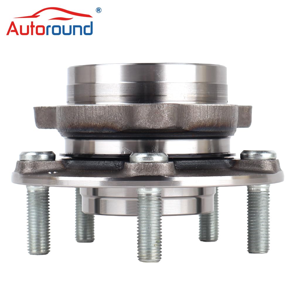Autoround label and stamp on hub, displays part number and quality-test assurance