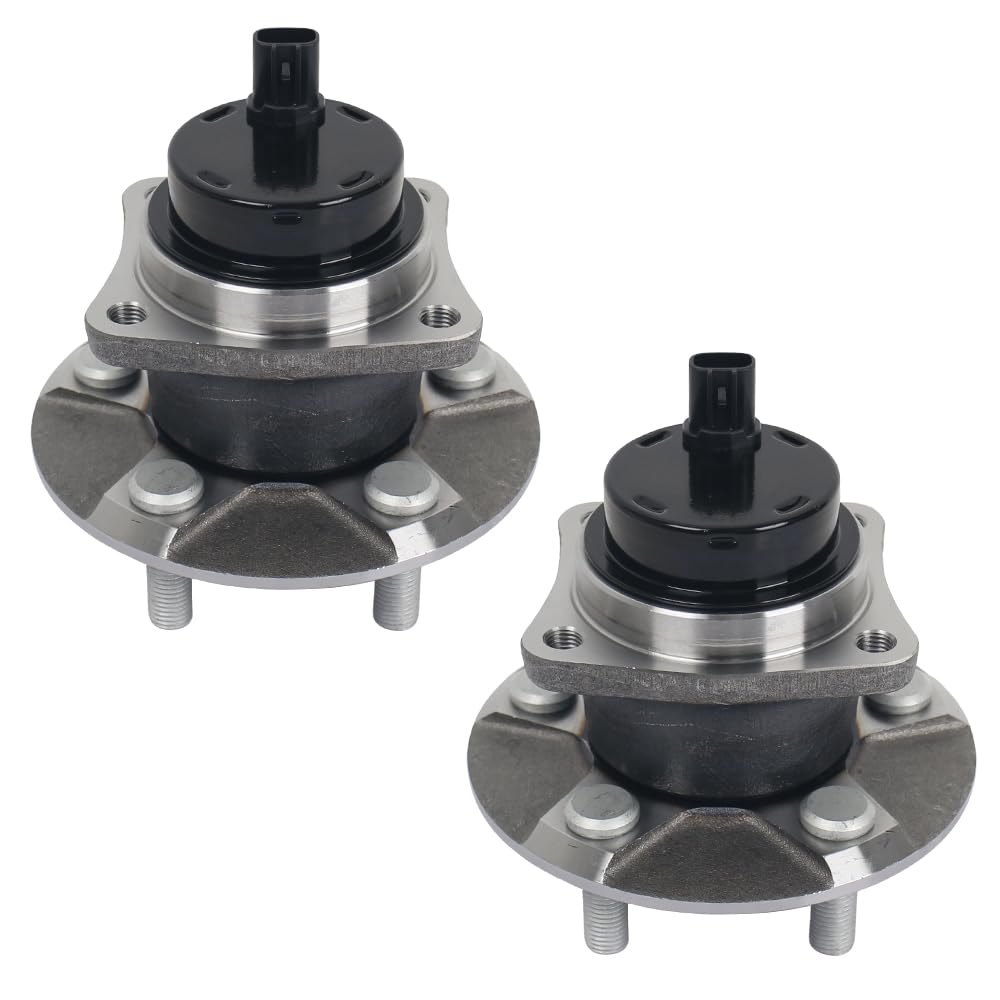 Autoround rear hub front view showing 5-lug design and secure wheel fit