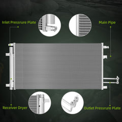 AUTOSAVER88 condenser side profile showing brazed joints and durable construction