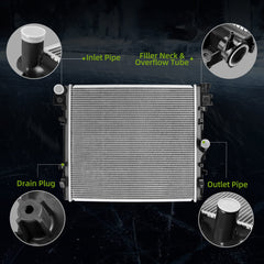 AUTOSAVER88 radiator plastic tank detail with reinforced seams for leak resistance