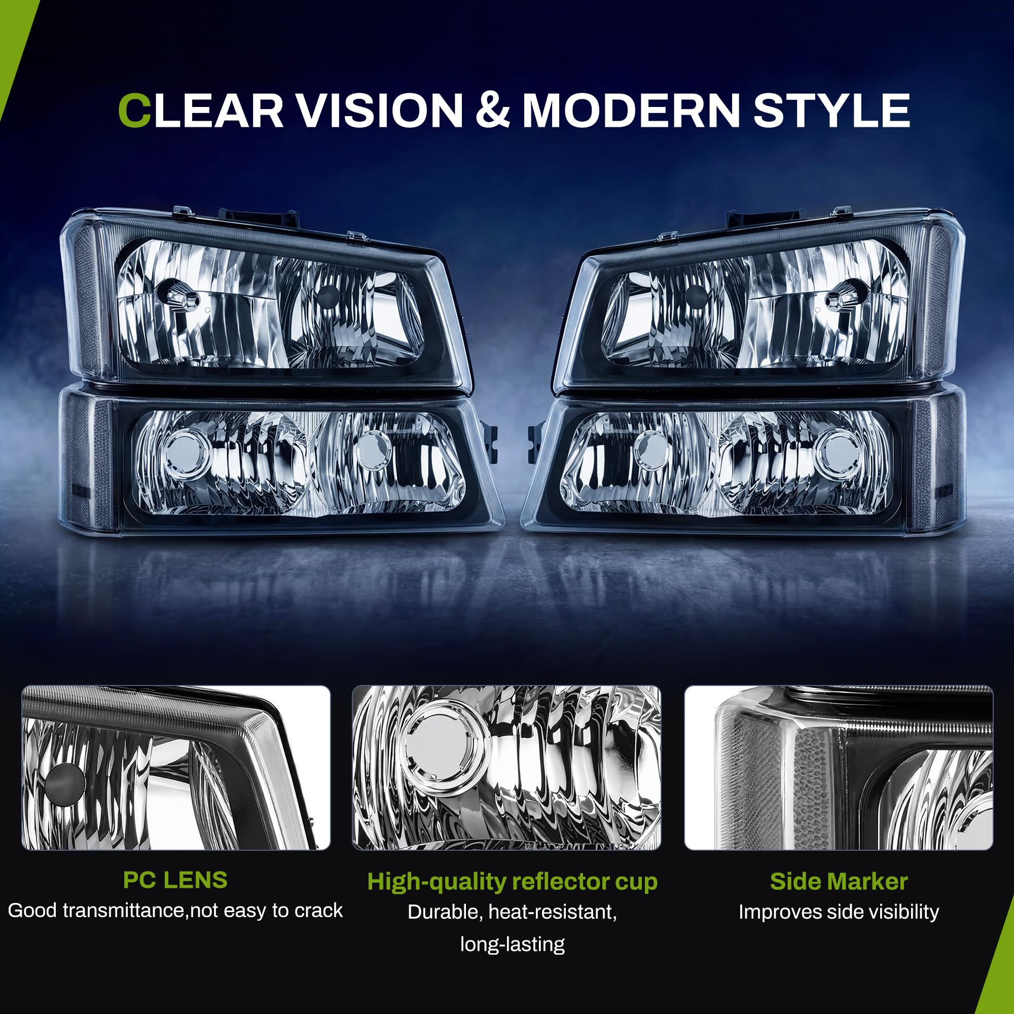 AUTOSAVER88 side micro‑prism reflector improving nighttime visibility