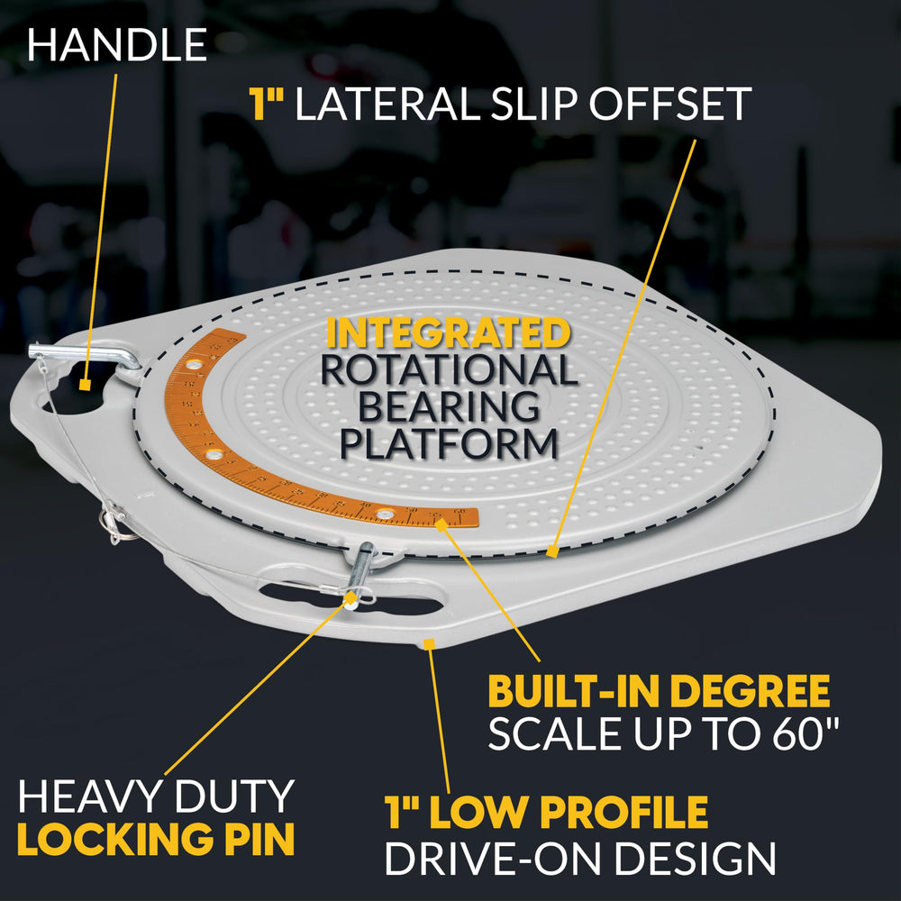 AUTOSOLO bearing rotation detail enabling smooth steering movement