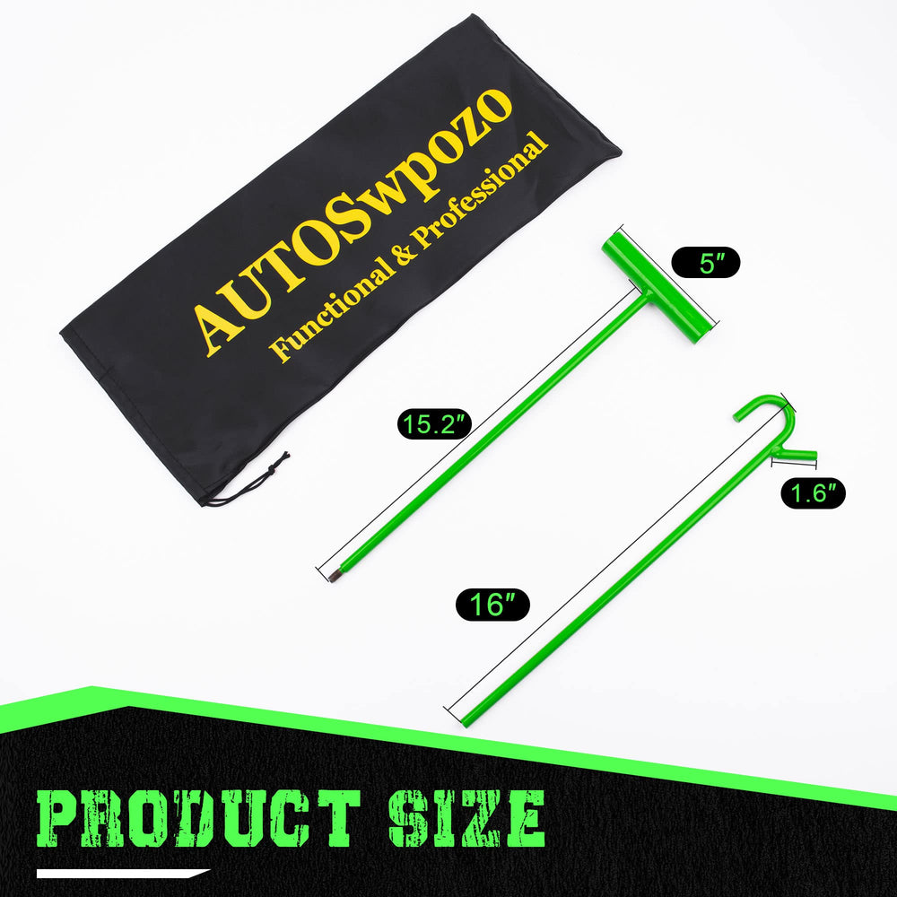 AUTOSwpozo hook head close-up showing shape for secure engagement and control