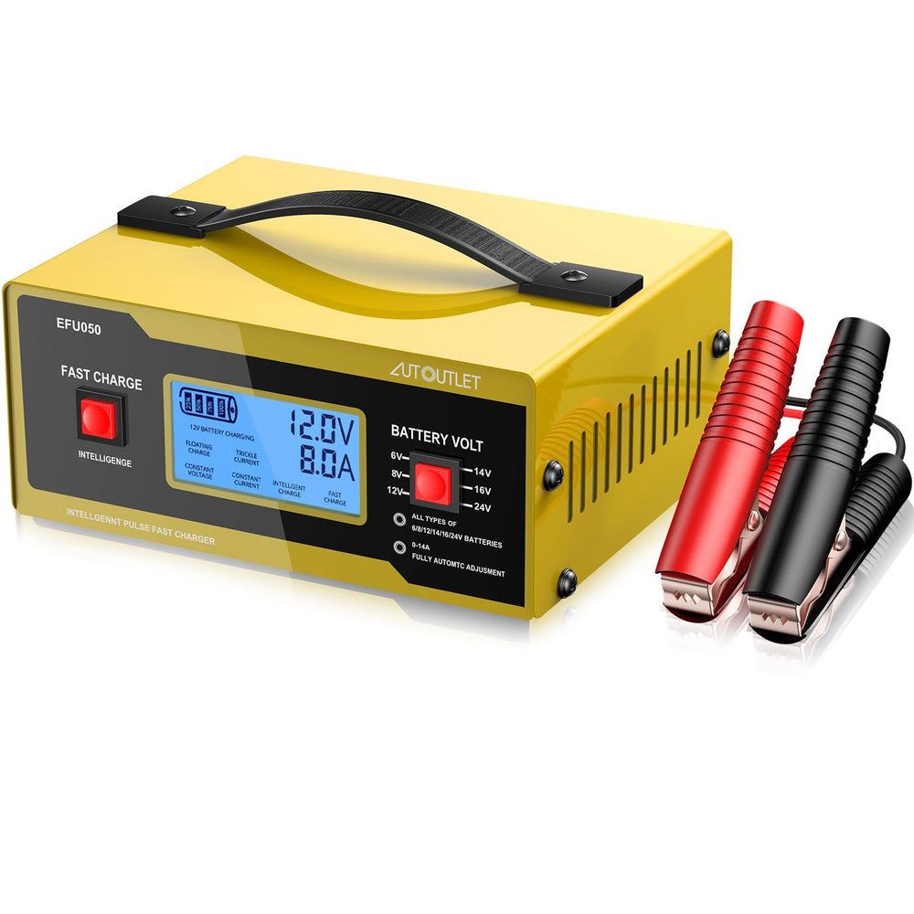 AUTOUTLET in use on boat battery, marine-ready performance and protection