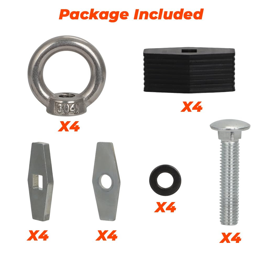 AUTOVIC anchors on rack with packed gear showing improved cargo stability