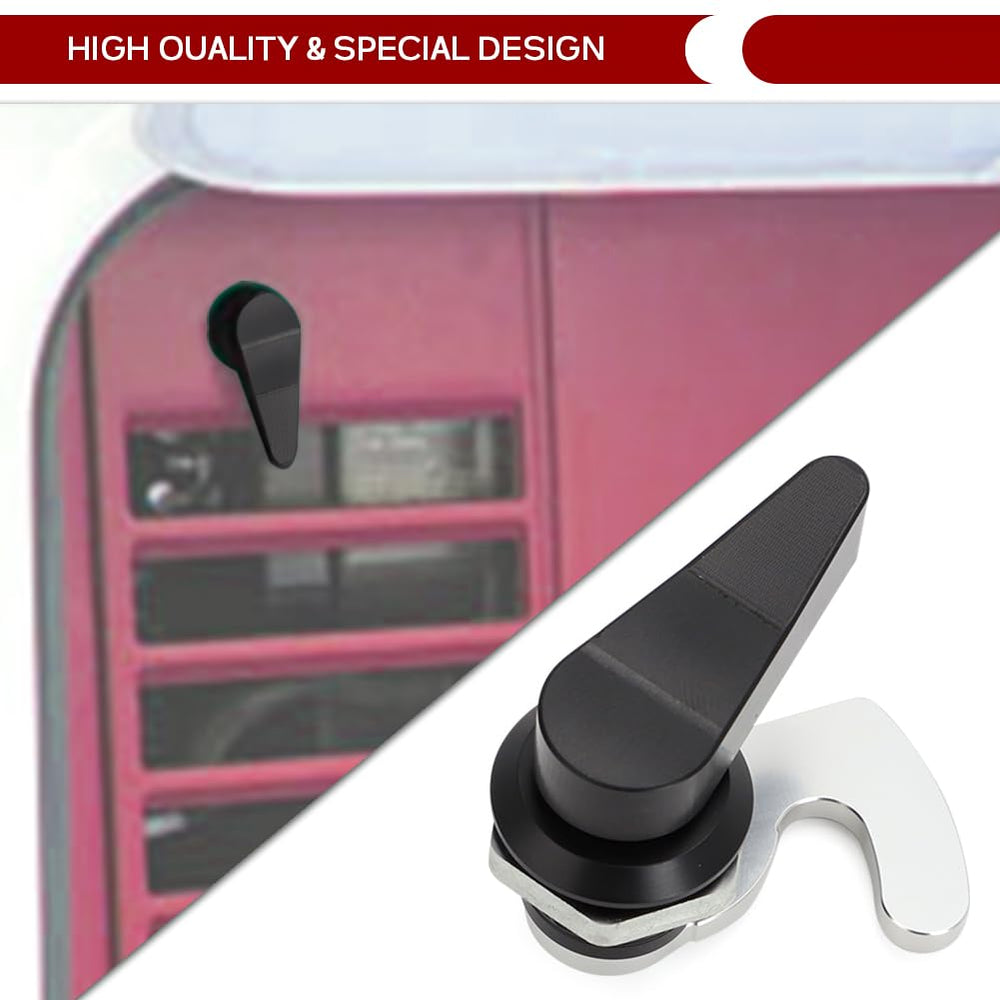 AUTOVIC latch on RV at campground reducing door rattle during travel