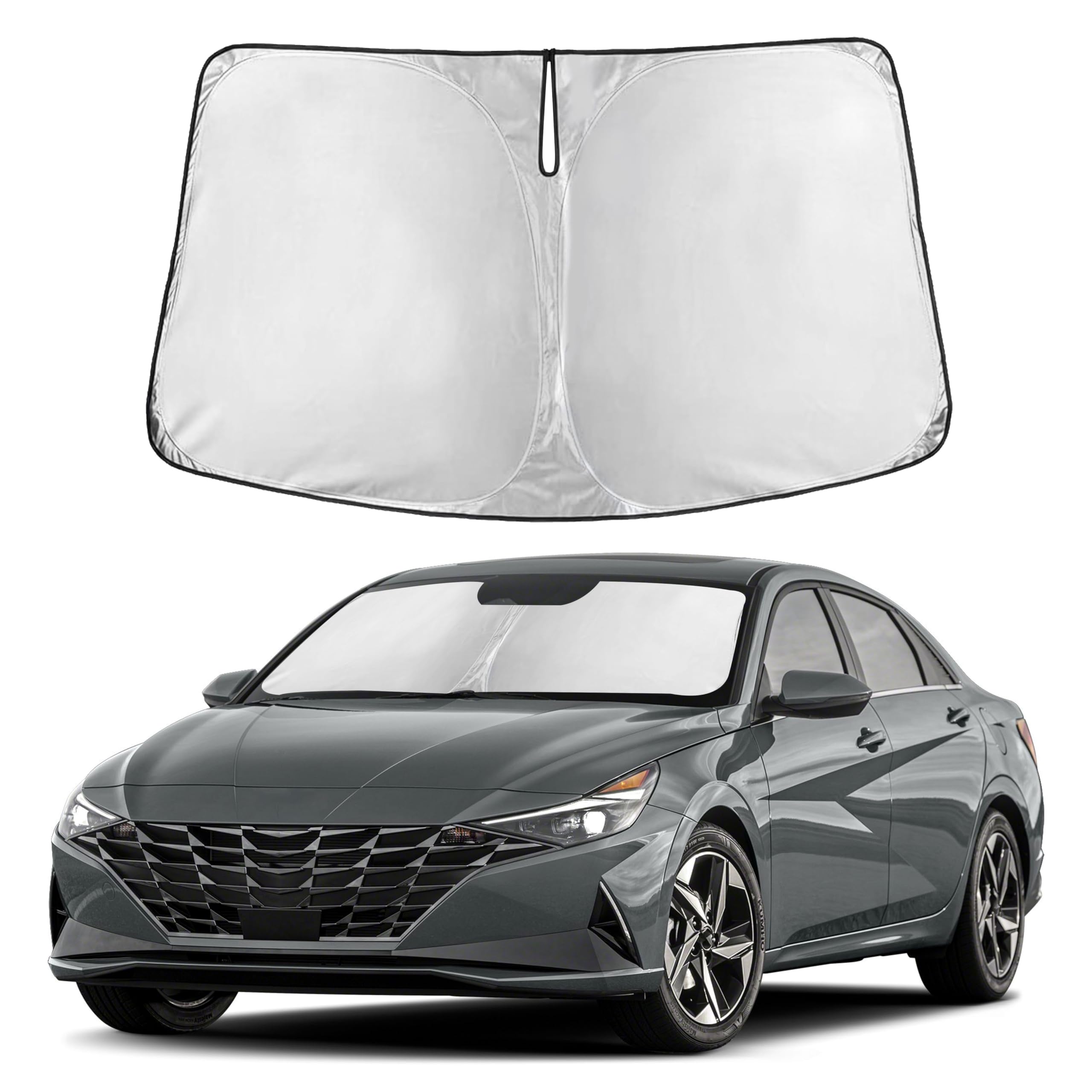 Autovir front packaging showing fit for Hyundai Elantra and full-coverage protection
