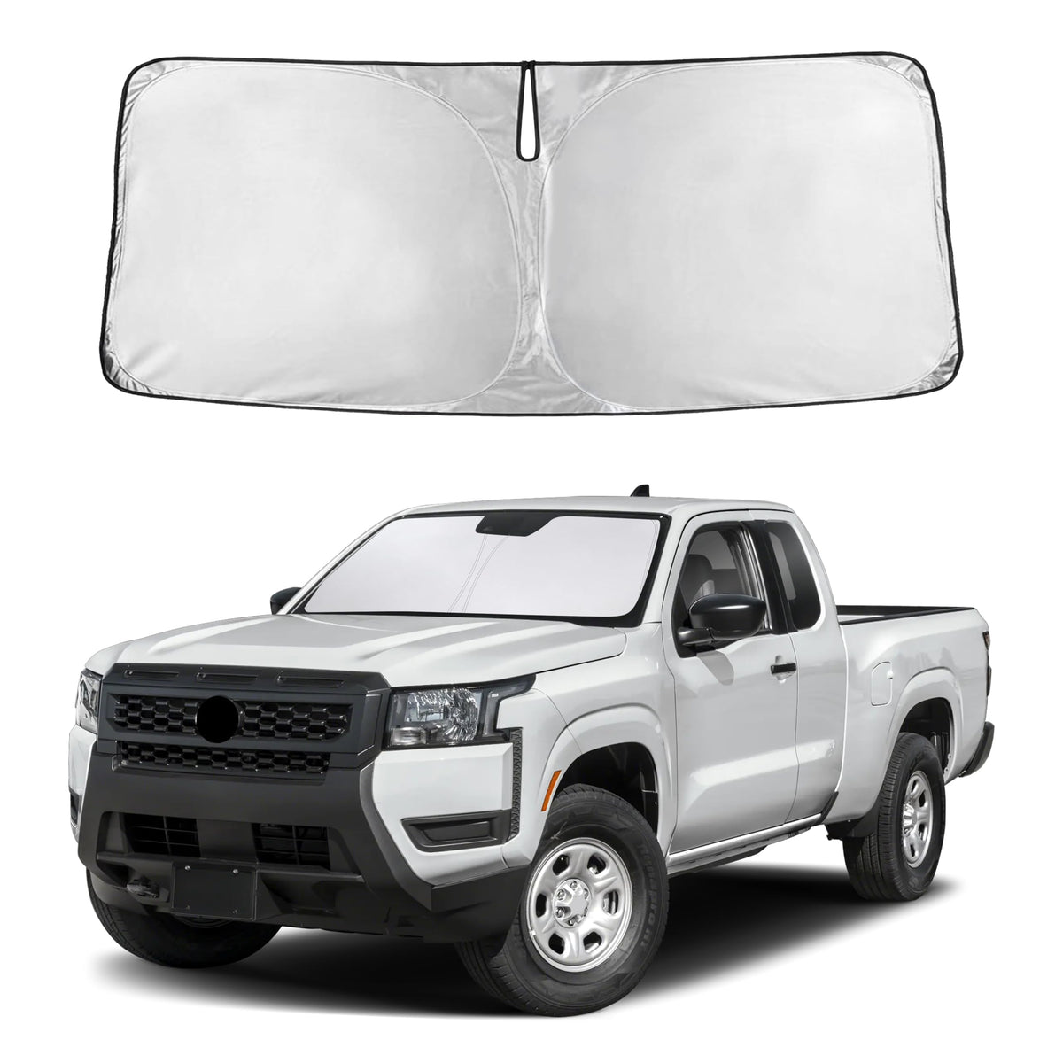 Autovir front packaging showing custom fit for Nissan Frontier and easy recognition