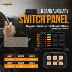 Auxbeam BC60 wiring harness connection demonstrating plug-and-play ease during installation