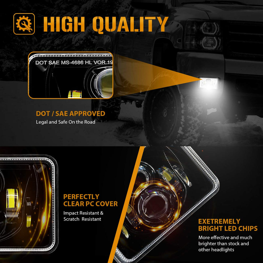 Auxbeam installed on truck at night improving road visibility and safety