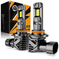 Auxbeam Q15 front view showing lamp face and focused beam for clearer visibility