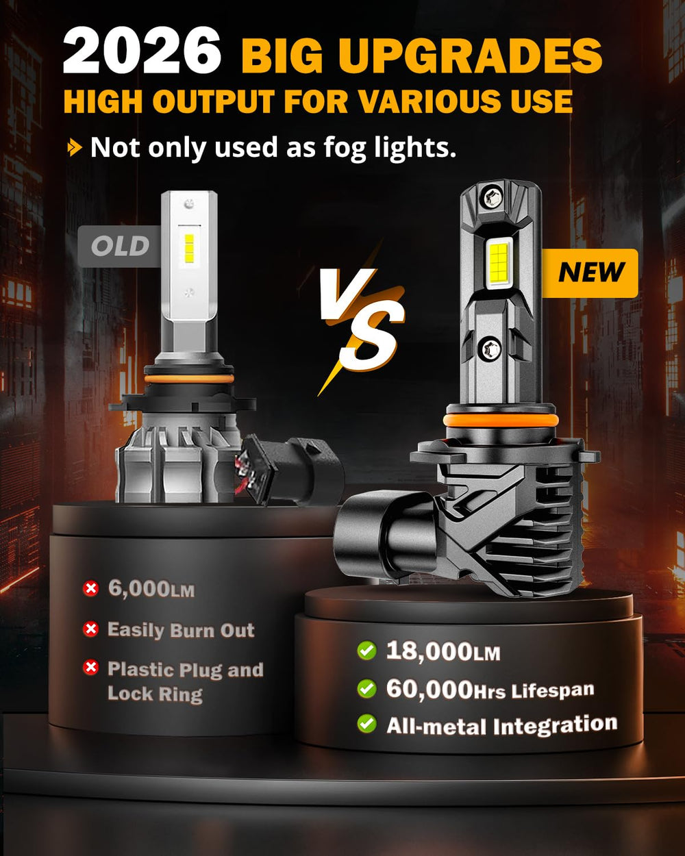 Auxbeam Q15 packaging and label showing model and compatibility information