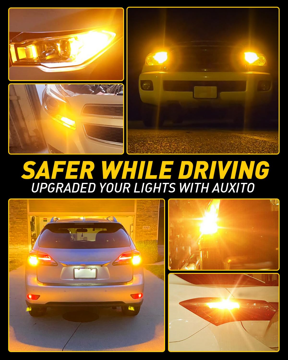 AUXITO installed in taillight assembly improving signal visibility