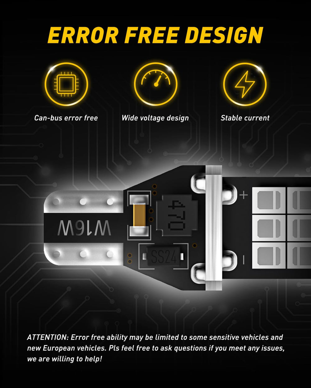AUXITO internal IC driver and heat dissipation detail for stable operation