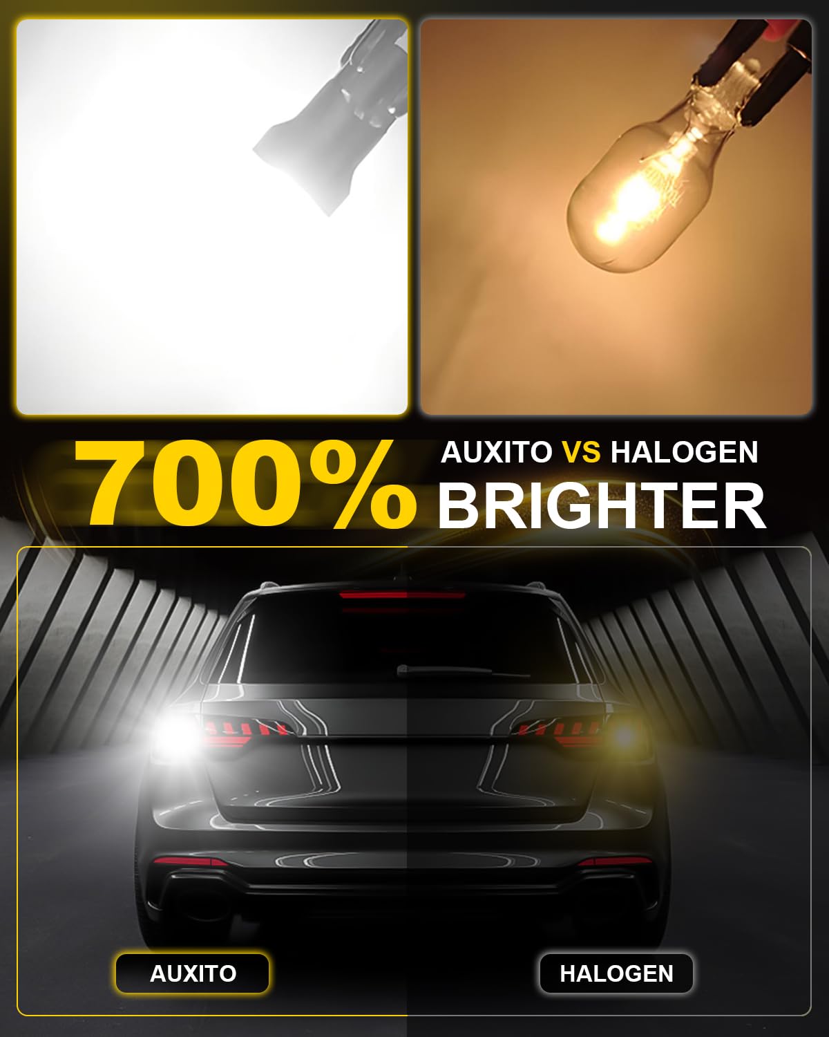 AUXITO aluminum body detail improving heat dissipation benefit
